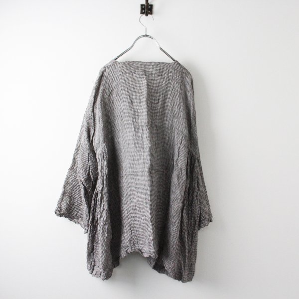 j.s LUXE DANIELA GREGIS ダニエラグレジス リネン Vネックサイド
