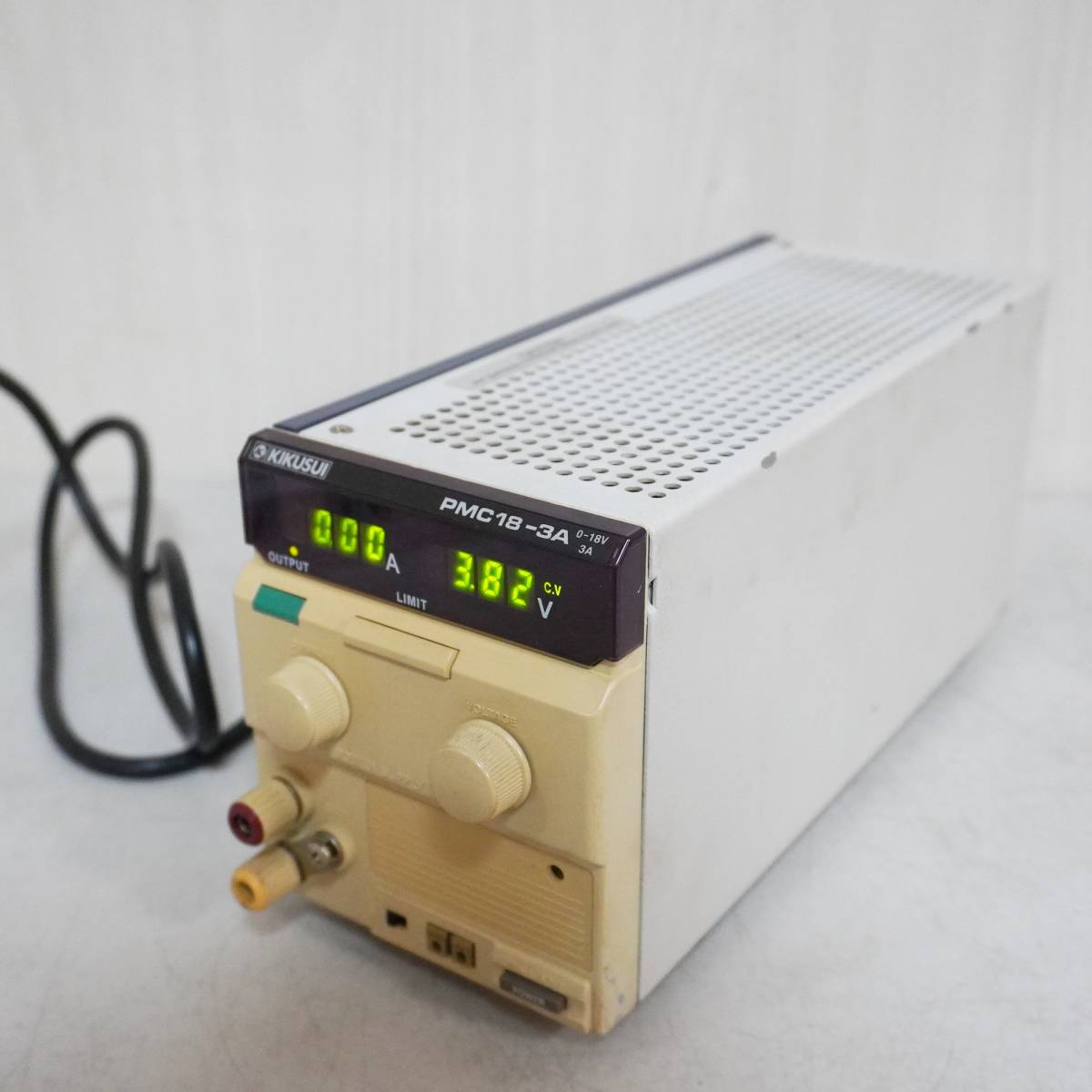 C41】 KIKUSUI 菊水 取扱説明書付き PMC18-3A REGULATED DC POWER