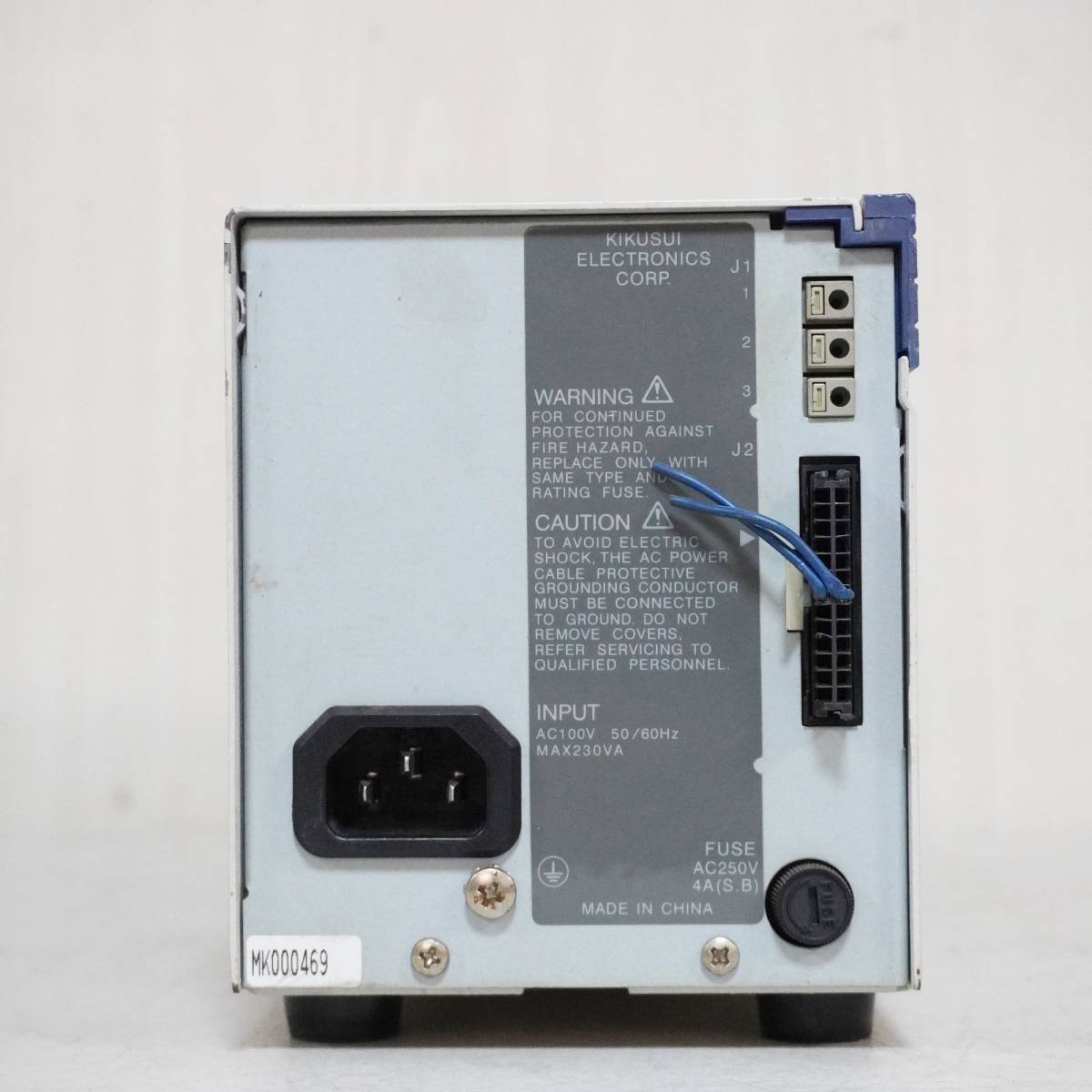 C41】 KIKUSUI 菊水 取扱説明書付き PMC18-3A REGULATED DC POWER