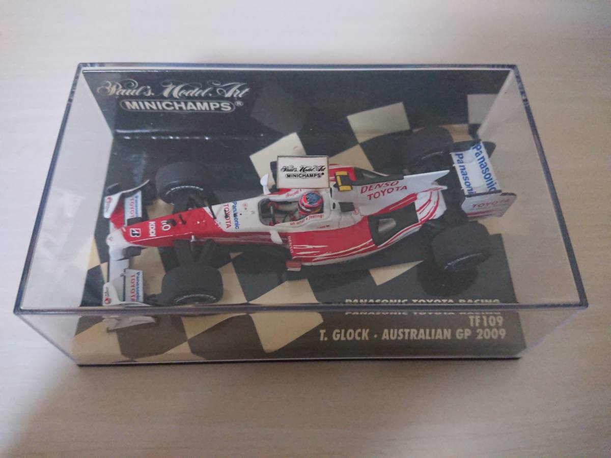 ミニチャンプス 1/43 PANASONIC TOYOTA RACING TF109 T.GLOCK 