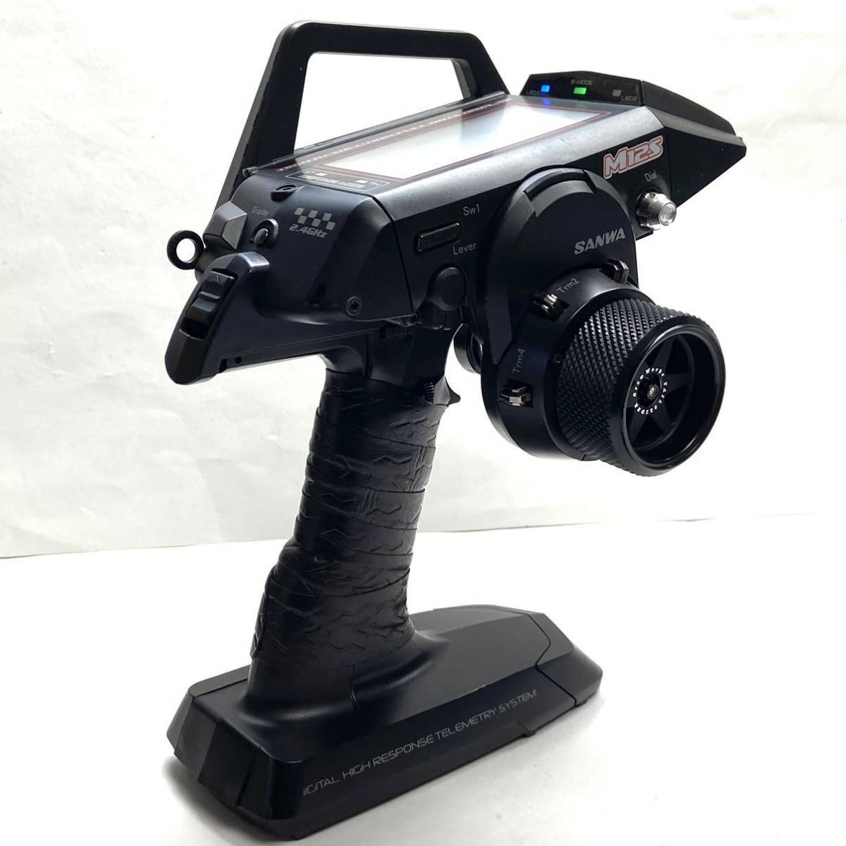 サンワ M12S プロポ テールスライダー アルミ ステアリング ハンドル