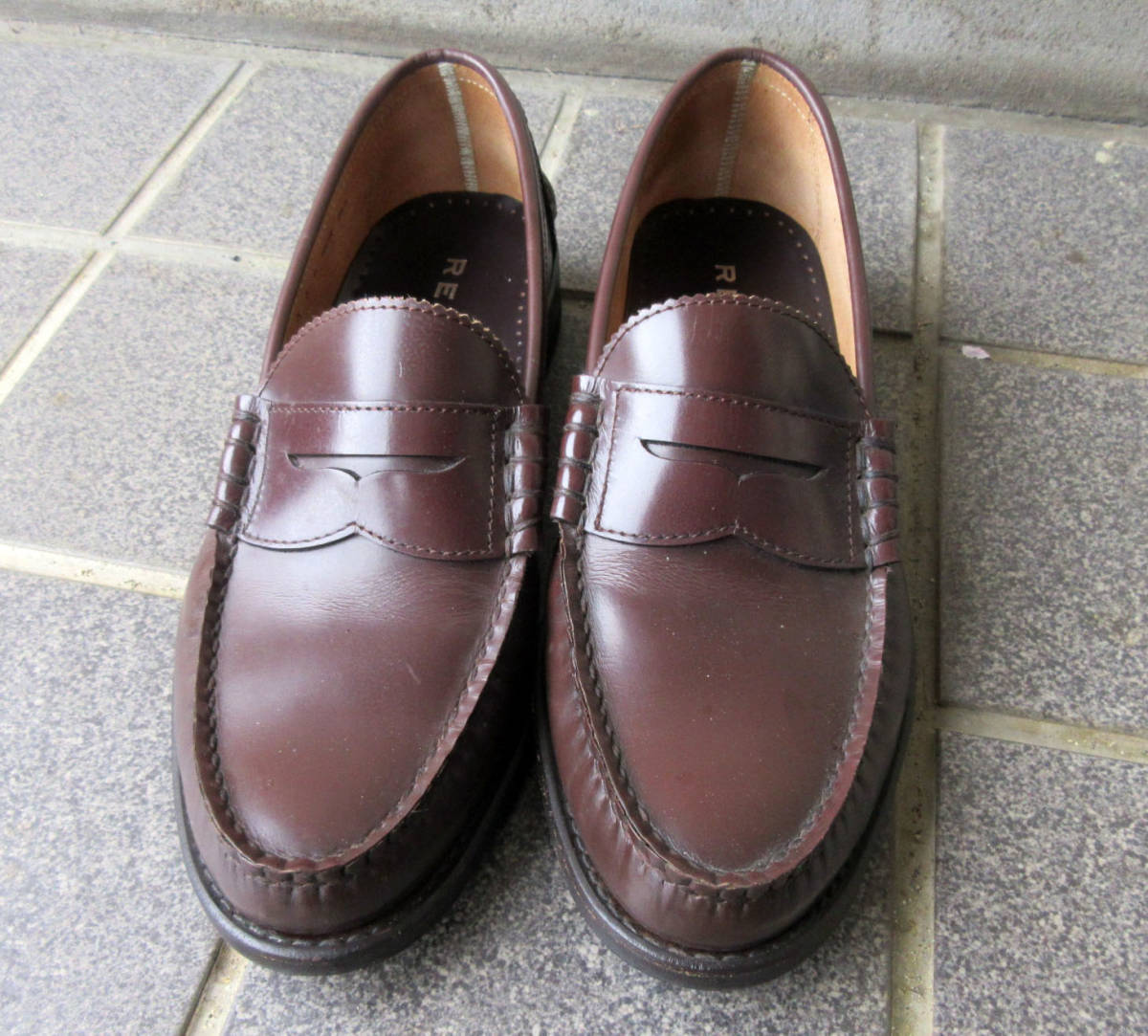 ☆美品☆【リーガルウォーカー】 ローファー (26.5) 軽量 レザー 茶 ☆REGAL リーガル ローファー 25.5㎝ 数回使用 美品 こげ茶 【公式通販】