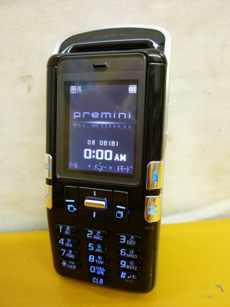 DD218 SONY 携帯電話 SO213i mova ムーバ(2G) ブラック premini 2004年