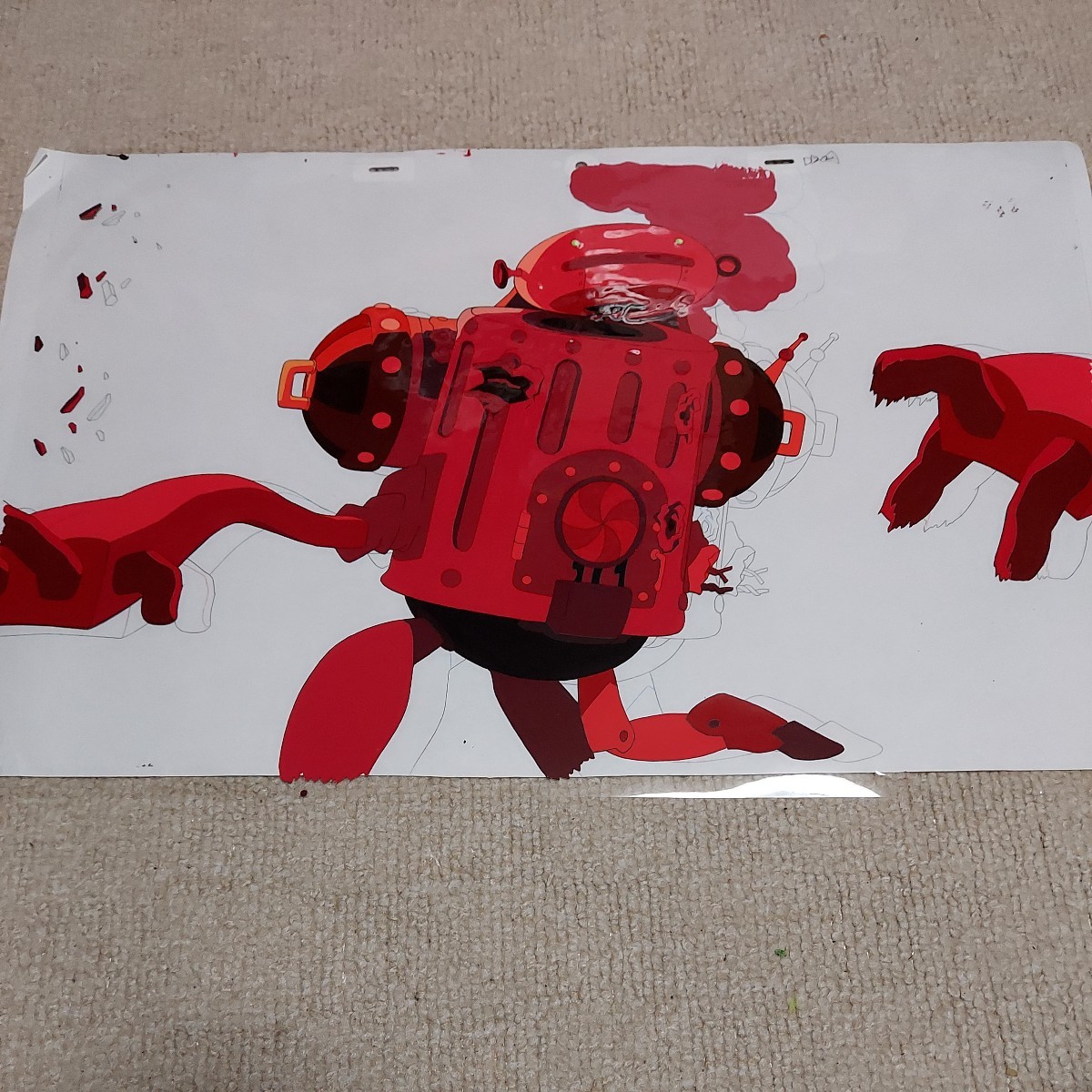 メトロポリスのセル画 メトロポリス セル画 ケンイチ ロック 手塚治虫