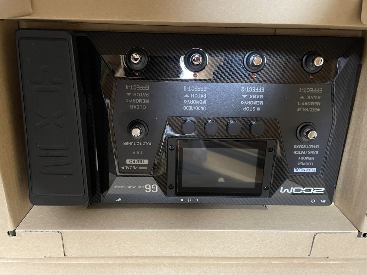 zoom G6 マルチエフェクター ギター プロセッサー 室内使用 G6 ZOOM