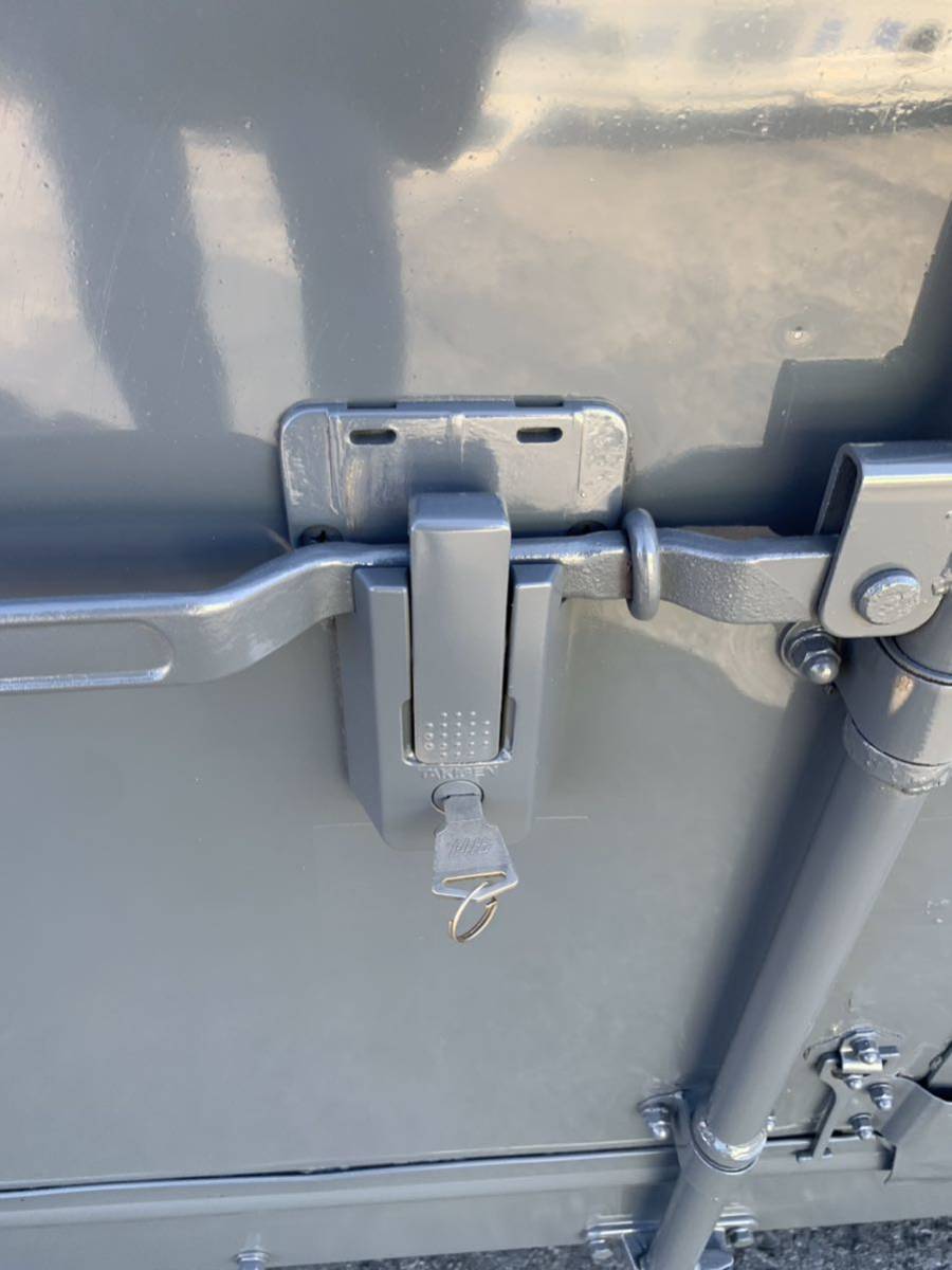 No.753 アルミバン 3t 車 アルミ 箱 バイク 倉庫 トラック コンテナ