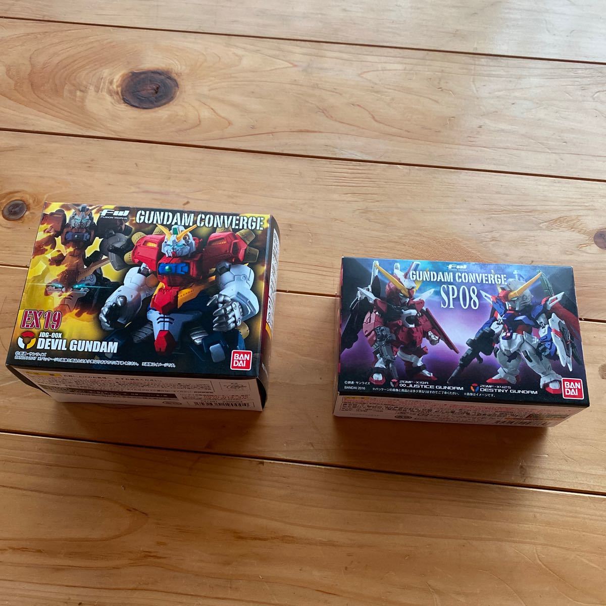 送料無料 FW GUNDAM CONVERGE EX19 デビルガンダム+SP08 デスティニー