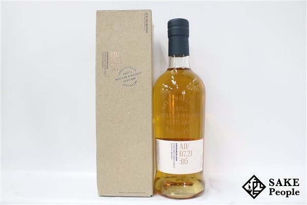 ◇1円～ アードナムルッカン AD/07.21:05 シングルモルト 700ml 46.8% 箱付き スコッチ