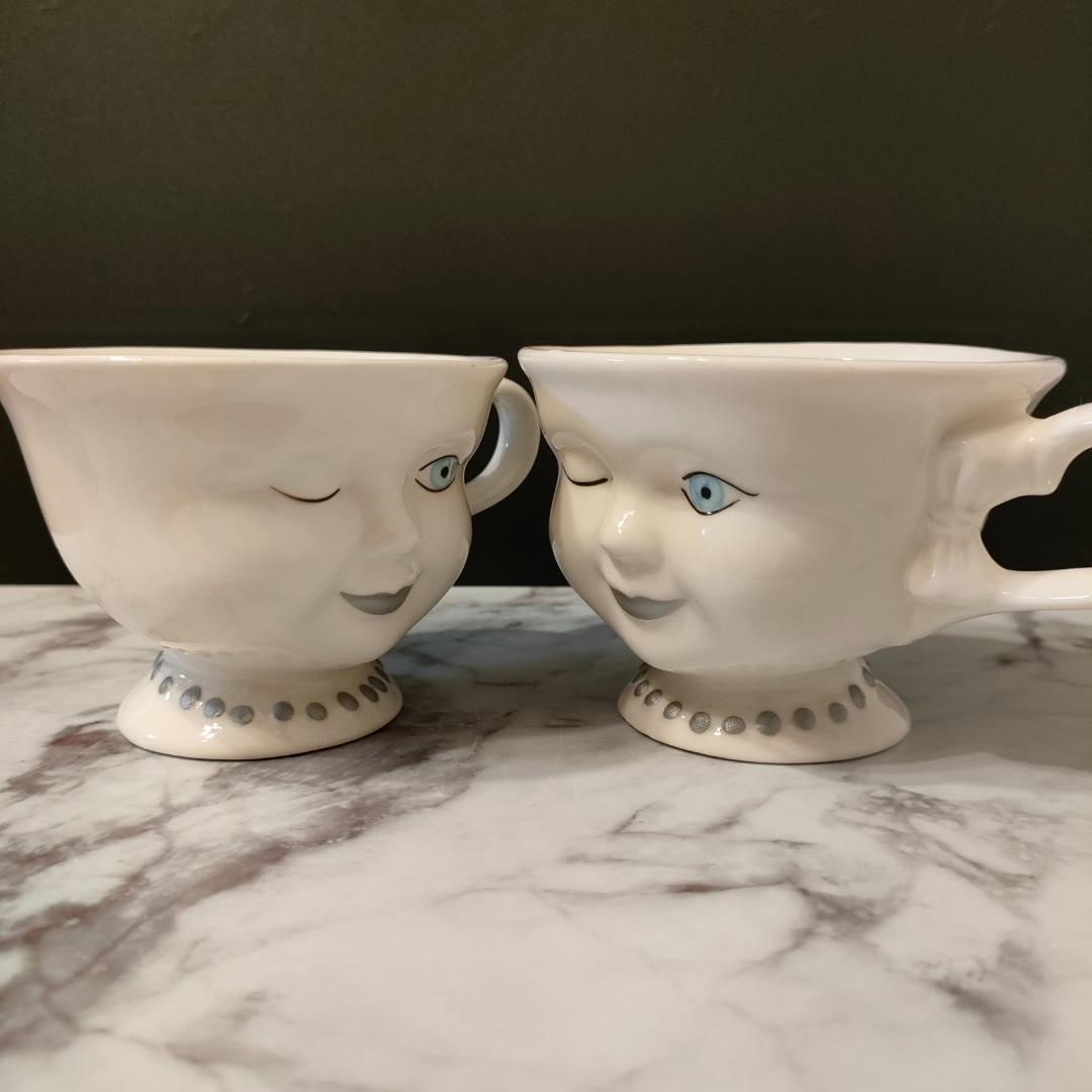 BAILEYS フェイスカップ ヘレンハント 2つセット ペア ベイリーズ 陶器 BAILEYS フェイスカップ ヘレンハント 2つセット ペア ベイリーズ 陶器