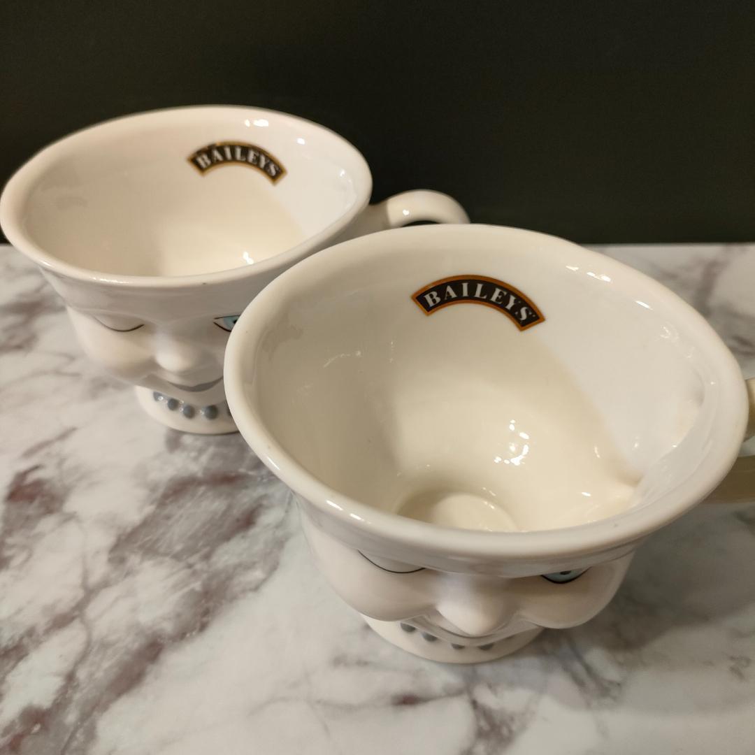 BAILEYS フェイスカップ ヘレンハント 2つセット ペア ベイリーズ 陶器