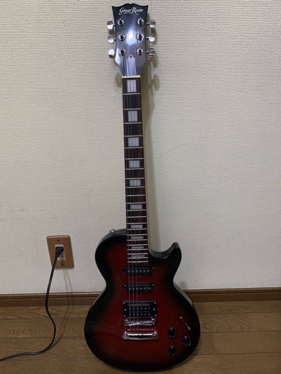 【超美品】Grass Roots Les Paul /Gibsonソフトケース付 Grass Roots グラスルーツ レスポール エレキギター ソフトケース