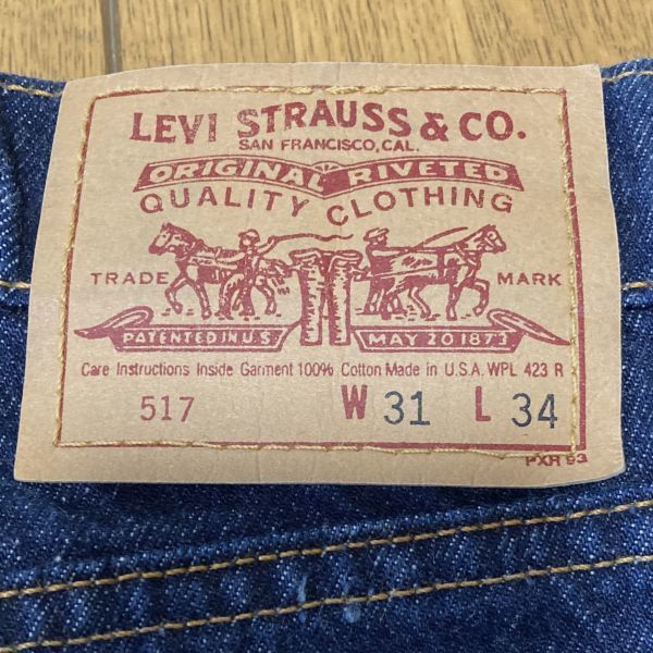 □リーバイス／Levi's□ 90s 517 USA製 ブーツカット ジーンズ／デニム