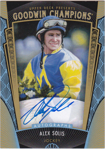 競馬騎手 アレックス・ソリス 2015 Upper Deck 直筆サイン