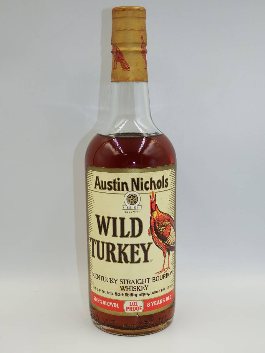 ◎WILD TURKEY/ワイルドターキー/8YEARS/8年/旧ボトル/金キャップ