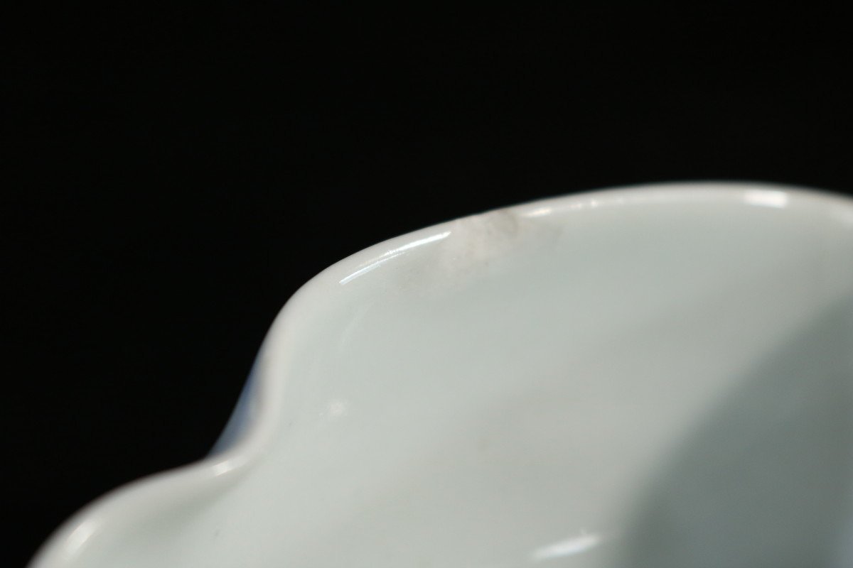 送料無料 二代 三浦 竹泉 造 青華山水漢詩図煎茶碗5客 煎茶道具 平安