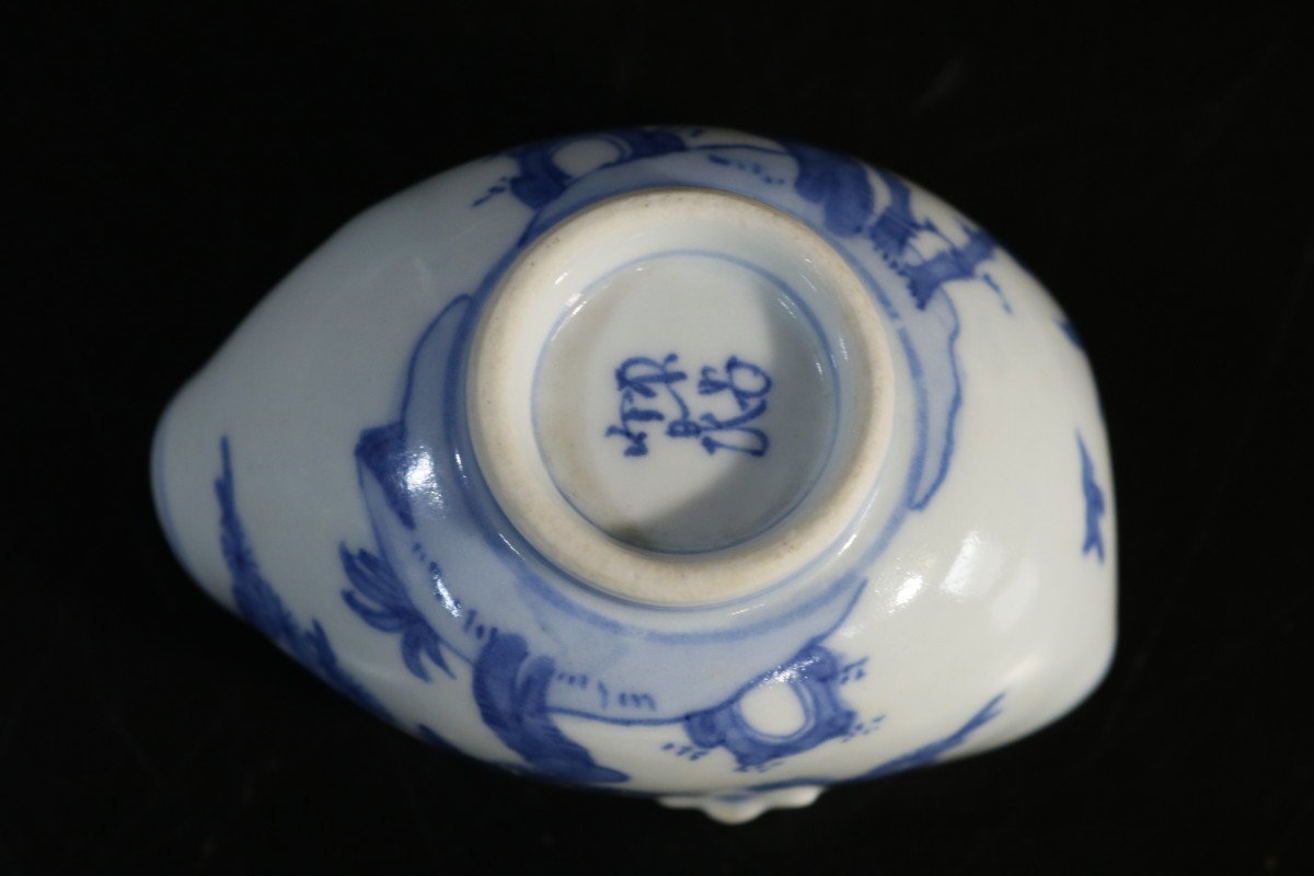 平安 三浦竹泉 青花 山水図 煎茶碗5客 平安 三浦竹泉 青花 山水図 煎茶碗5客 平安 三浦竹泉 青花 山水図 煎茶