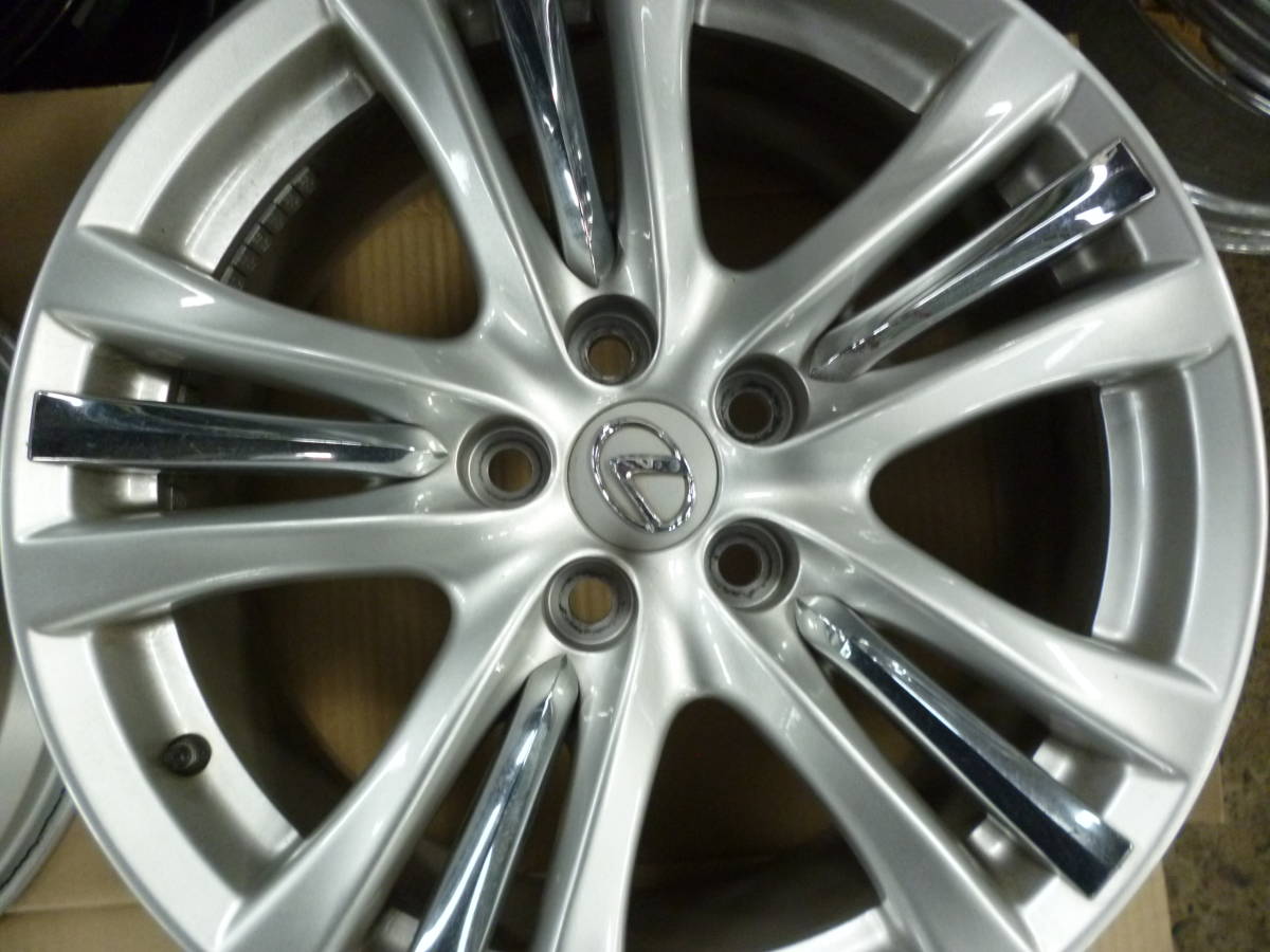 19系レクサスGS450h前期 純正 18inホイール 8-18 5H IN45 4本セット