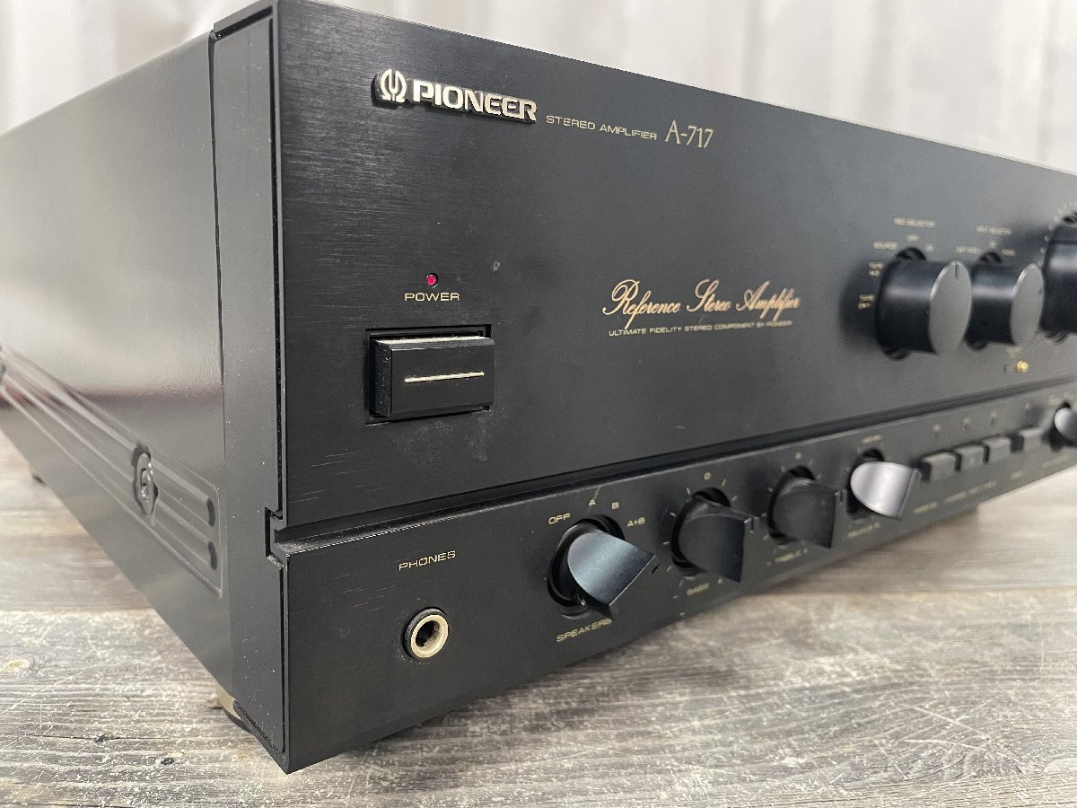 得価，お得 6558 PIONEER パイオニア A-717 プリメインアンプ 通電のみ
