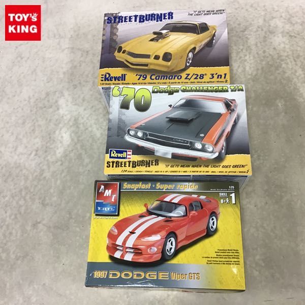 1円〜 AMT ERTL 1/25 1997 ダッジ バイパー GTS、Revell 1/24 ダッジ