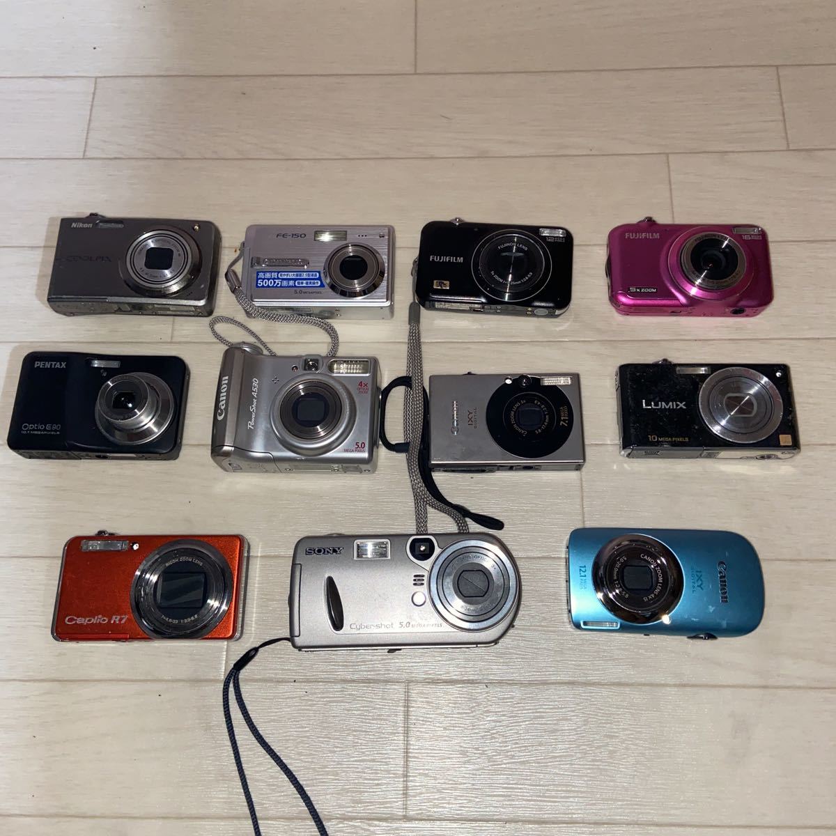 ☆ デジタルカメラ デジカメ コンデジ 11台 まとめCANON PENTAX