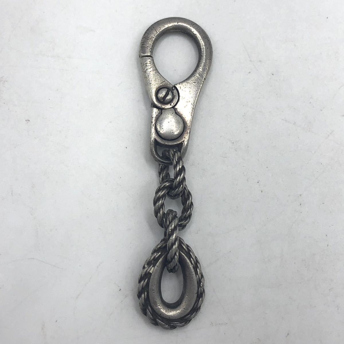 HERMES エルメス キーホルダー シルバーカラー 小物 P3889