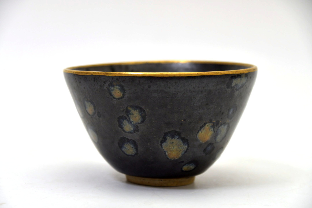 853 中国 吉州窯 天目茶碗 ○ 中国 古玩 茶道具 古美術 骨董 天目茶碗
