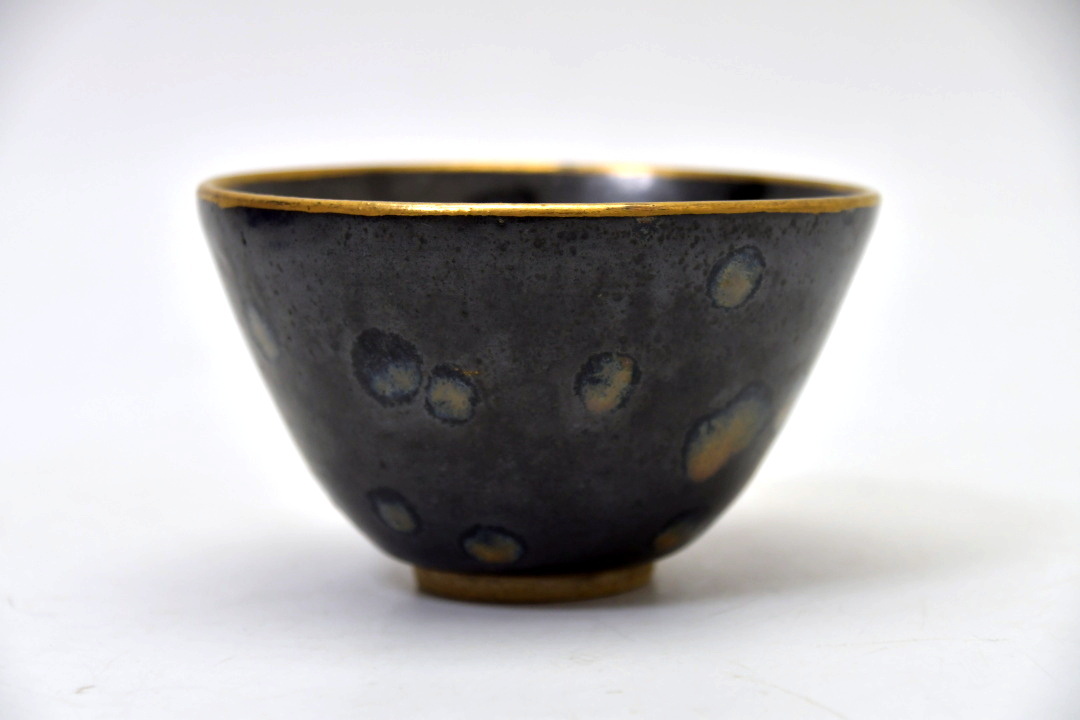 853 中国 吉州窯 天目茶碗 ○ 中国 古玩 茶道具 古美術 骨董 天目茶碗