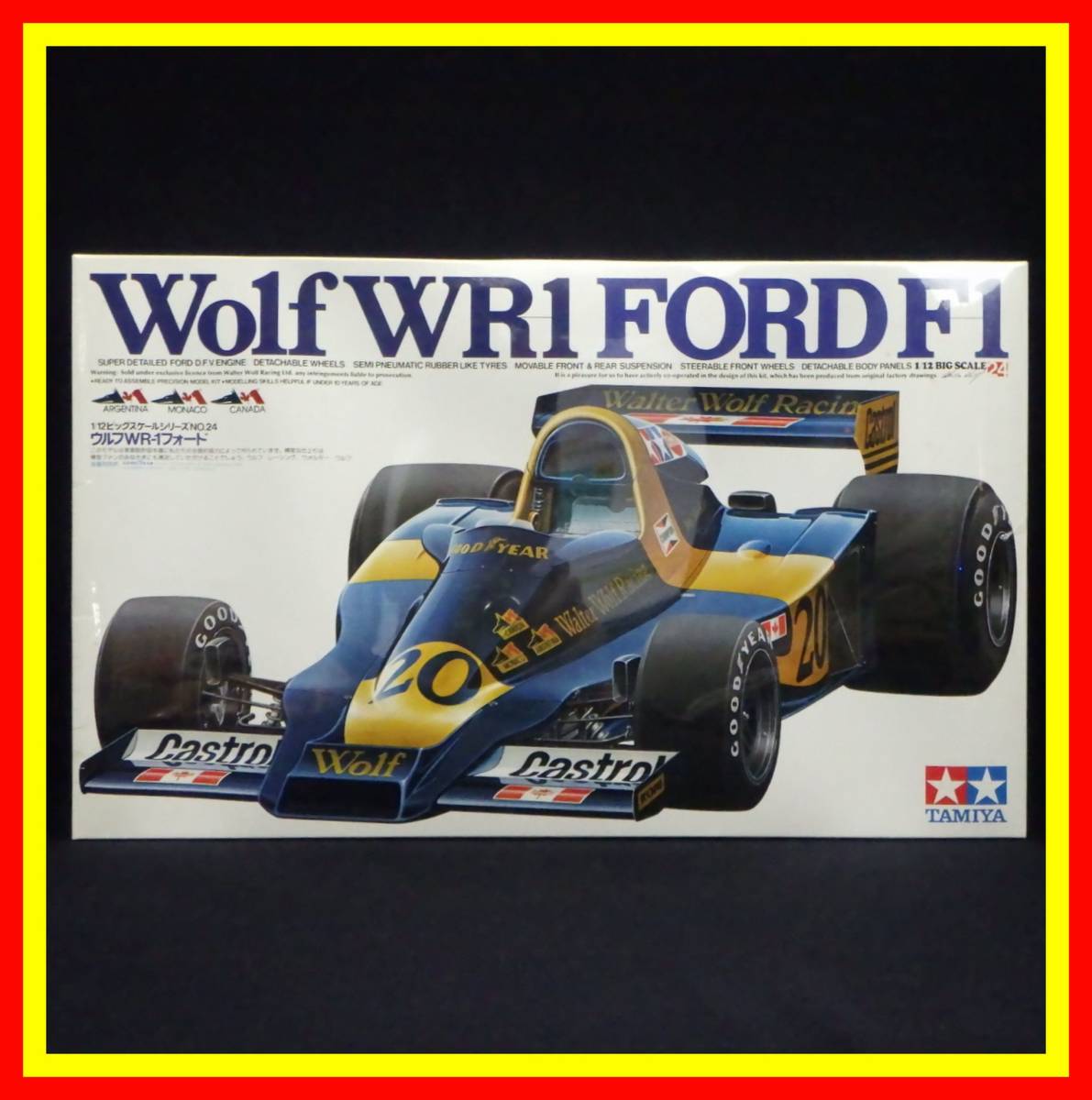 李5090 未組立 保管品 タミヤ 1/12 ウルフ WR-1 フォード F-1