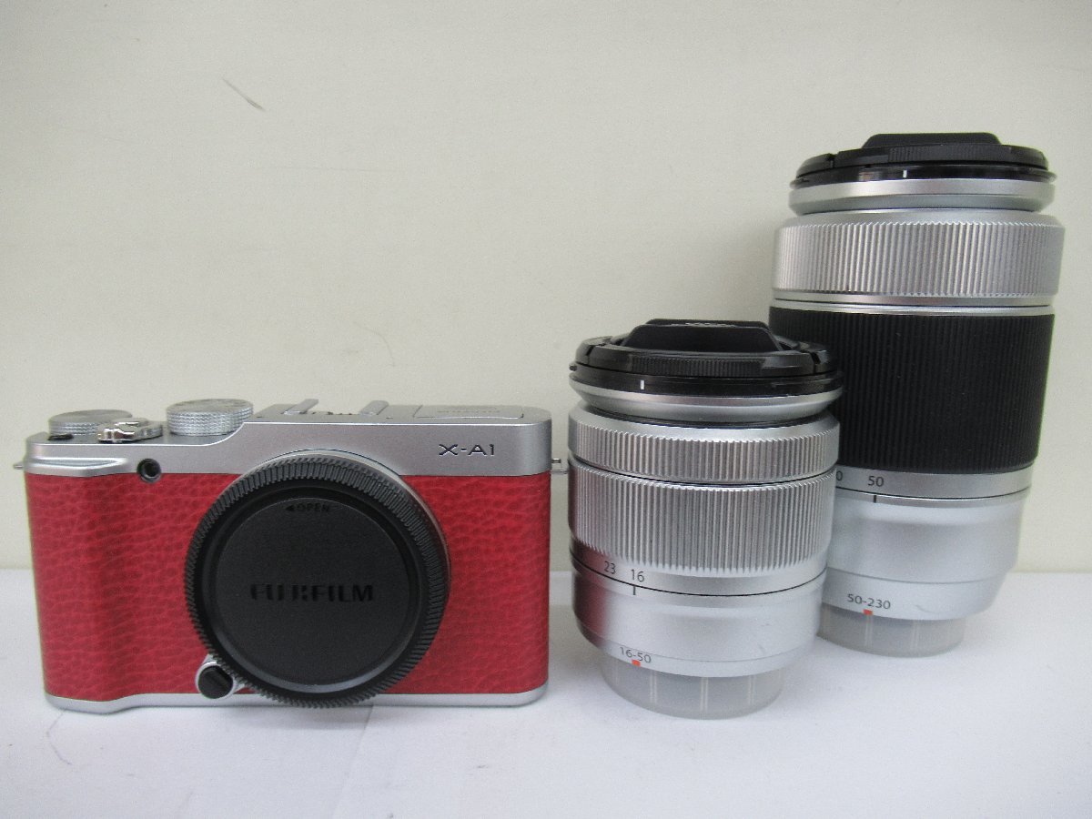 富士フィルム　FUJIFILM　カメラ　X-A1　ダブルズームレンズキット　中古 G4-13◎