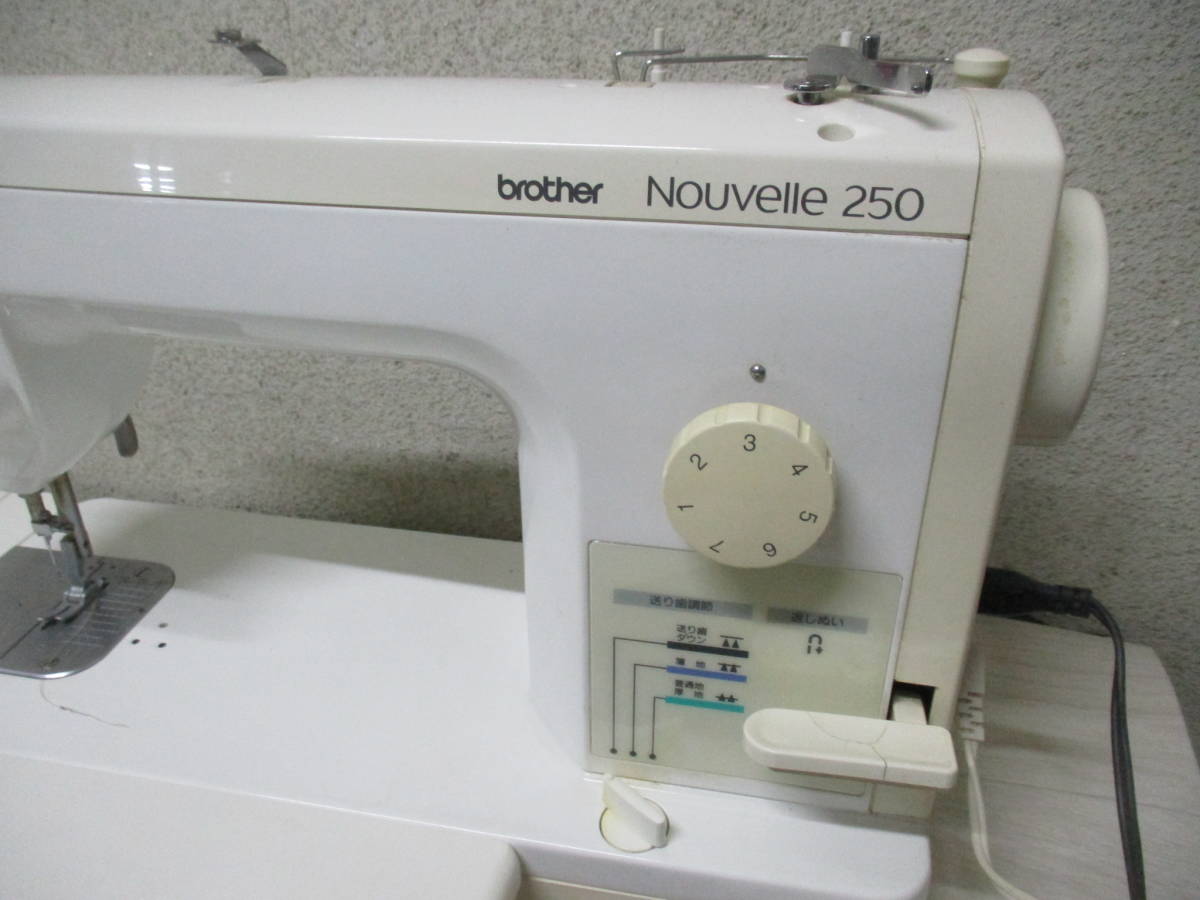 ◇◇brother ブラザー 職業用ミシン NOUVELLE 250 TA631 フットペダル 
