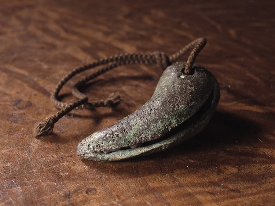 ∇花∇古代青銅器 青銅勾玉形古鈴 発掘出土品 ◇9(銅製)｜売買された 