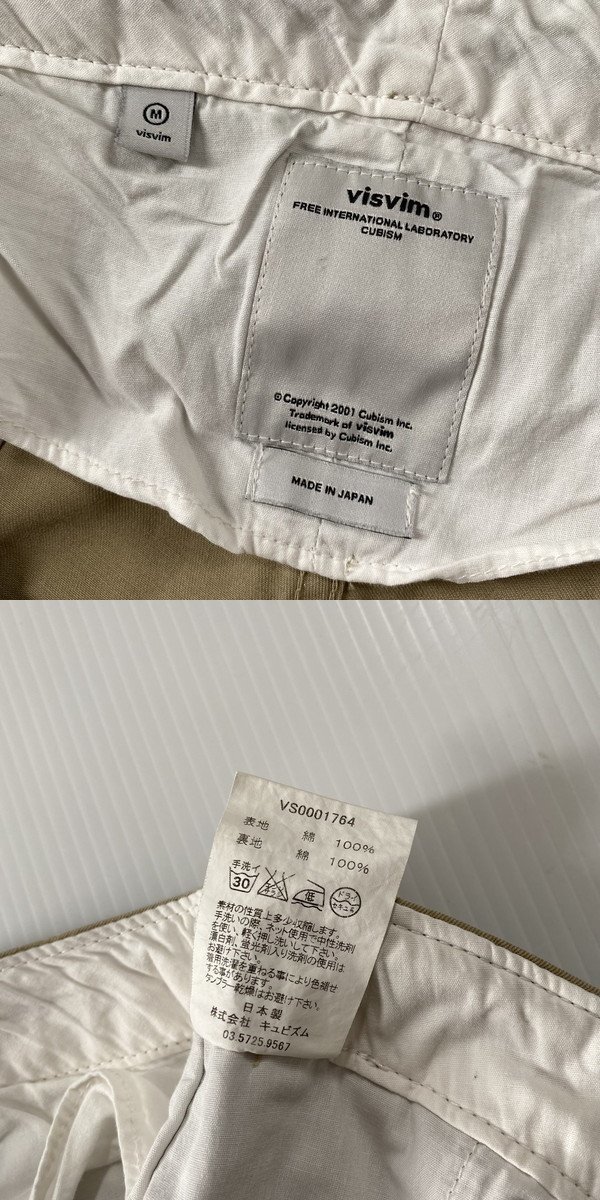 visvim ビズビム CHINO SHORTS CUT OFFS チノショーツ カットオフ M