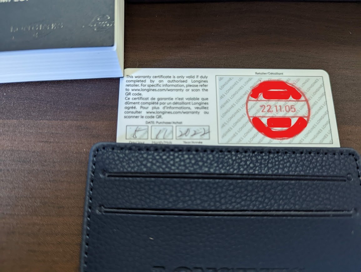 【LONGINES】(ロンジン)値下げ！新品未使用 保証書付き 送料込み Conquest(コンクエスト)V.H.P.クロノグラフ ブラックL3.717.2.66.6_9
