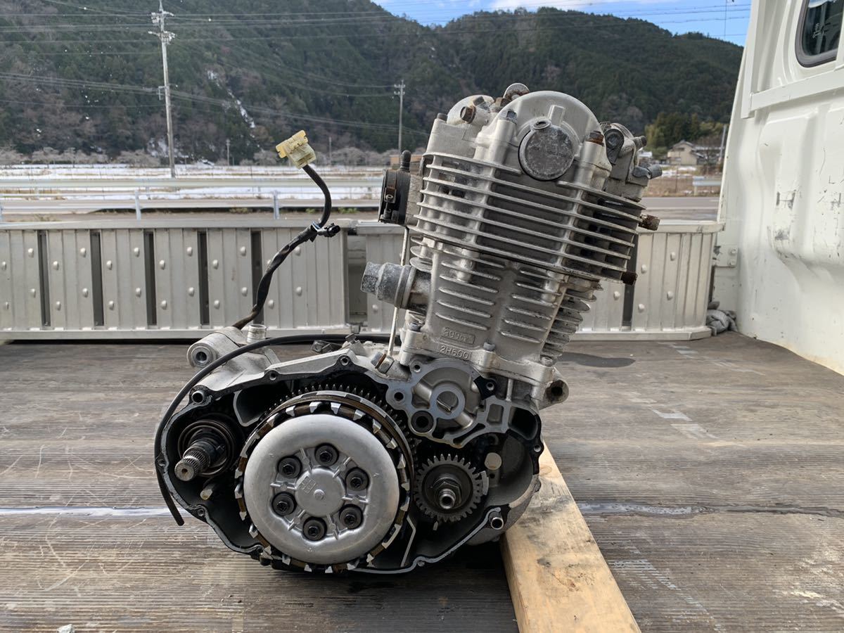 ヤマハ SR400 RH01J エンジン H313H エンジン本体 作動確認済み 始動