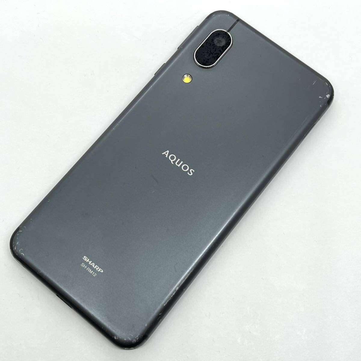 ジャンク AQUOS sense3 lite SH-RM12 ブラック 楽天 SIMフリー 64GB