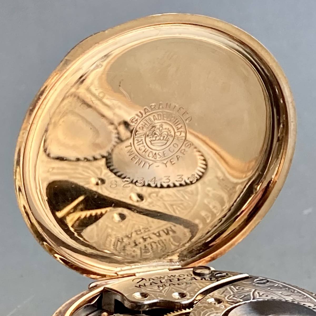 ず*こ様 WALTHAM 懐中時計 手巻き式 稼働 動作品】ウォルサム アンティーク 懐中時計 0S 手巻き オープン
