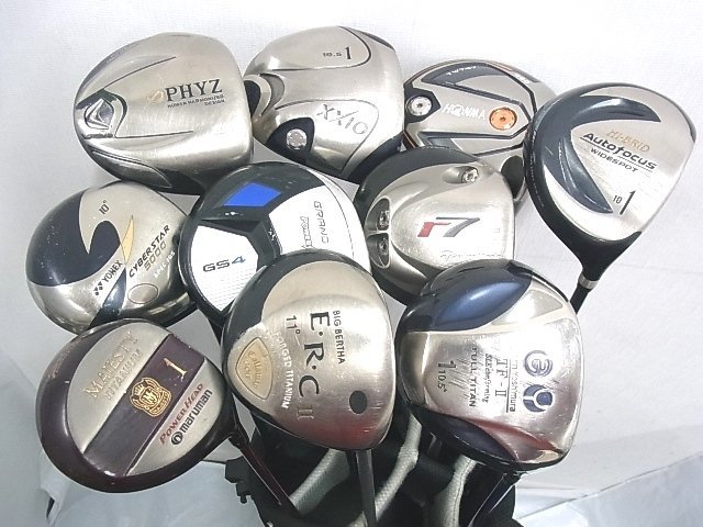 【限定セール，SALE】 ドライバーまとめ売りセット 10本 アソート キャロウェイ テーラーメイド ダンロップ ミズノ ブリヂストン ホンマ 1円(その他)｜売買されたオークション情報、yahooの商品情報をアーカイブ公 男性右きき用