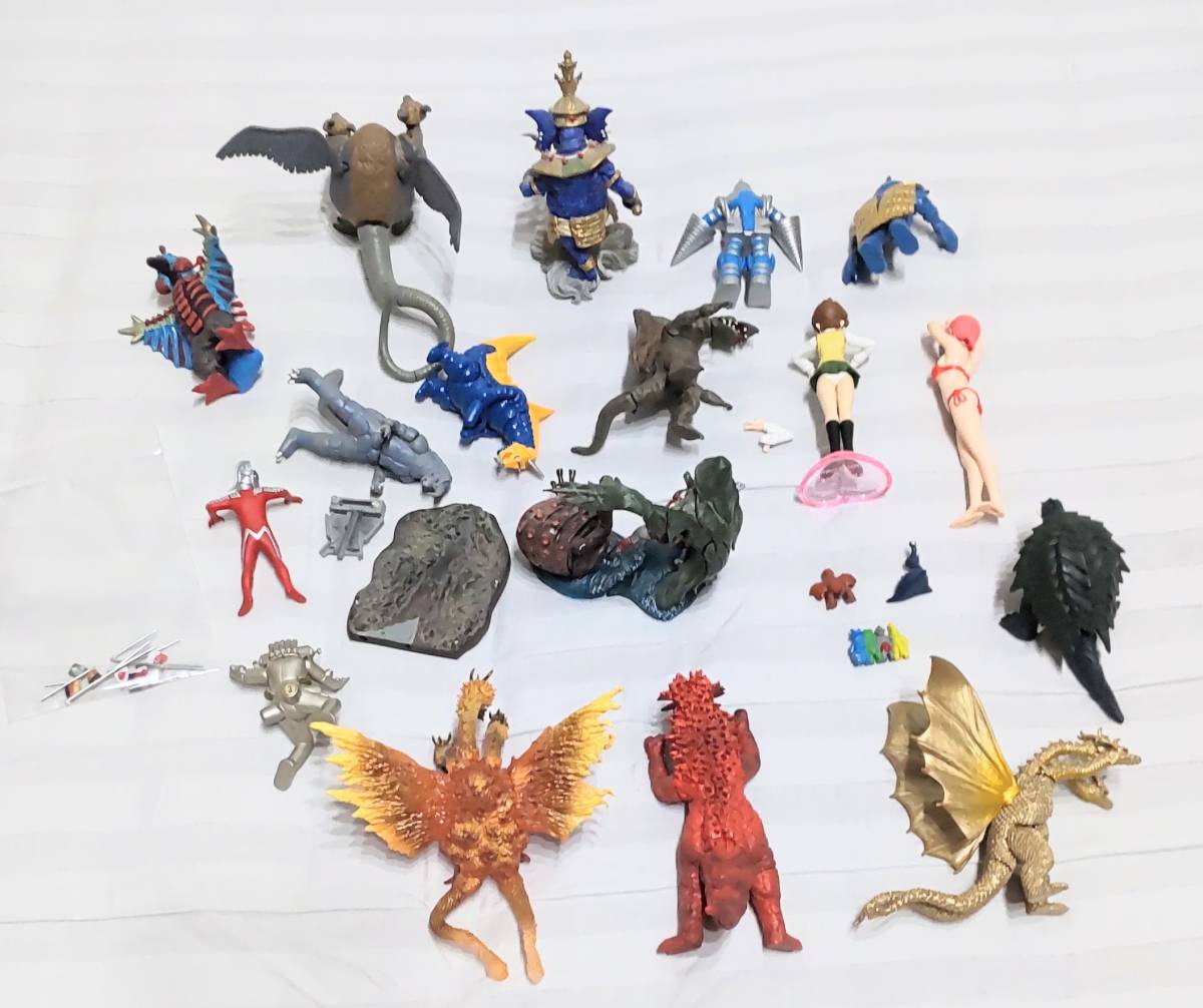☆バンダイ フィギュア ガチャ まとめて ウルトラマン ゴジラ レトロ 