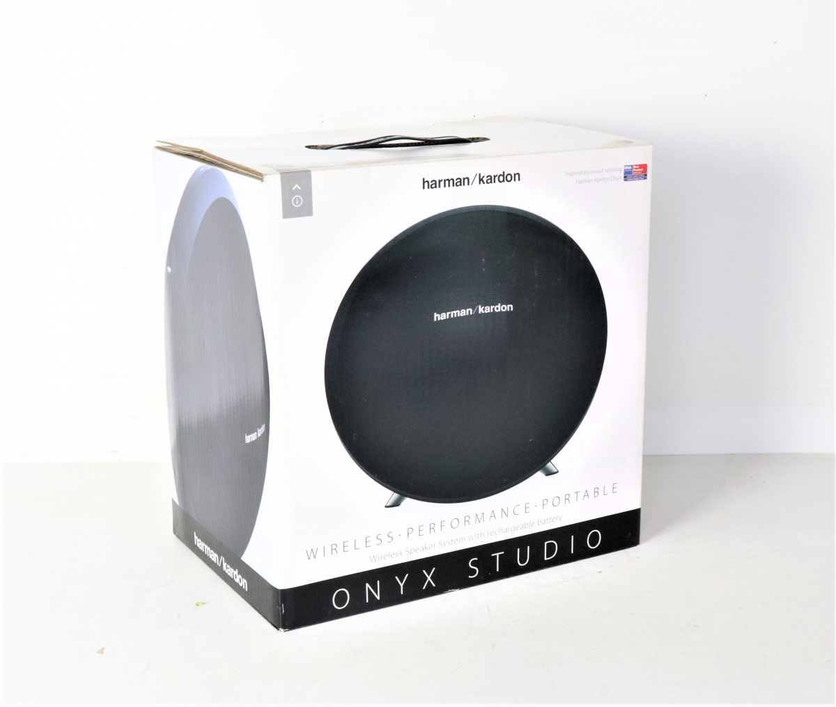 【未開封品】 HARMAN/KARDON ONYX STUDIO WIRELESS SPEAKER ハーマンカードン ワイヤレススピーカー Bluetooth 音響機器 006FMNT70
