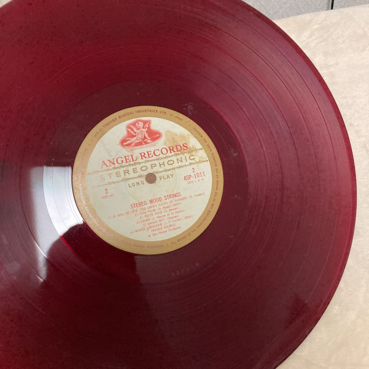 フランク・プゥルセル　ステレオ・ムード・ストリングス　ASP-1011 LPレコード_2