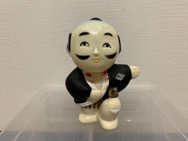 ソフビ人形　昭和レトロ　アンティーク　貯金箱　 Vintage最終価格/ソフビ貯金箱 JA 十二支キャラ ソフトビニール へび