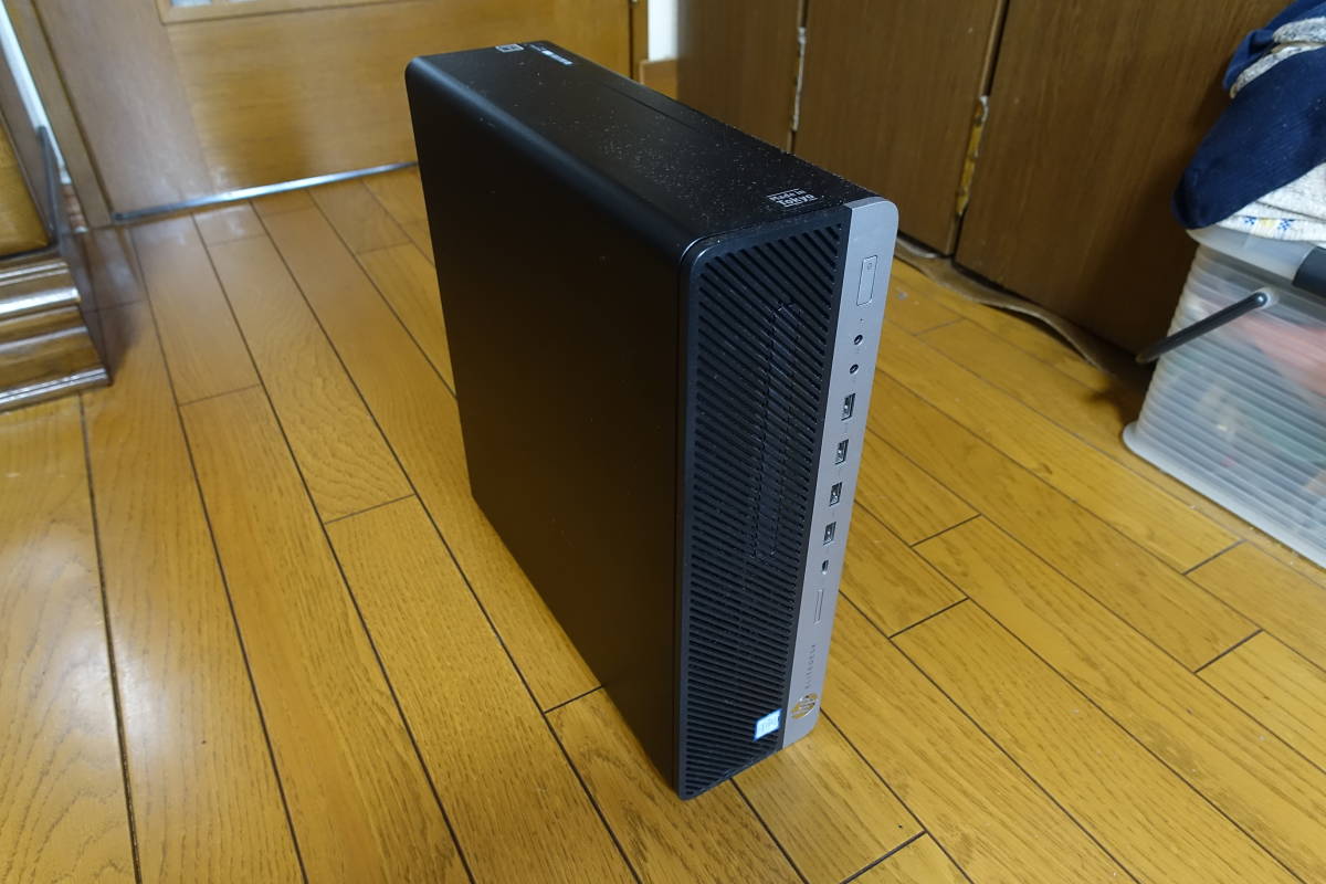 使用2398時間 第8世代 HP EliteDesk 800 G4 SFF Core i5-8600 3.10GHz 6コア 8GB HDD1TB Windows 10Pro