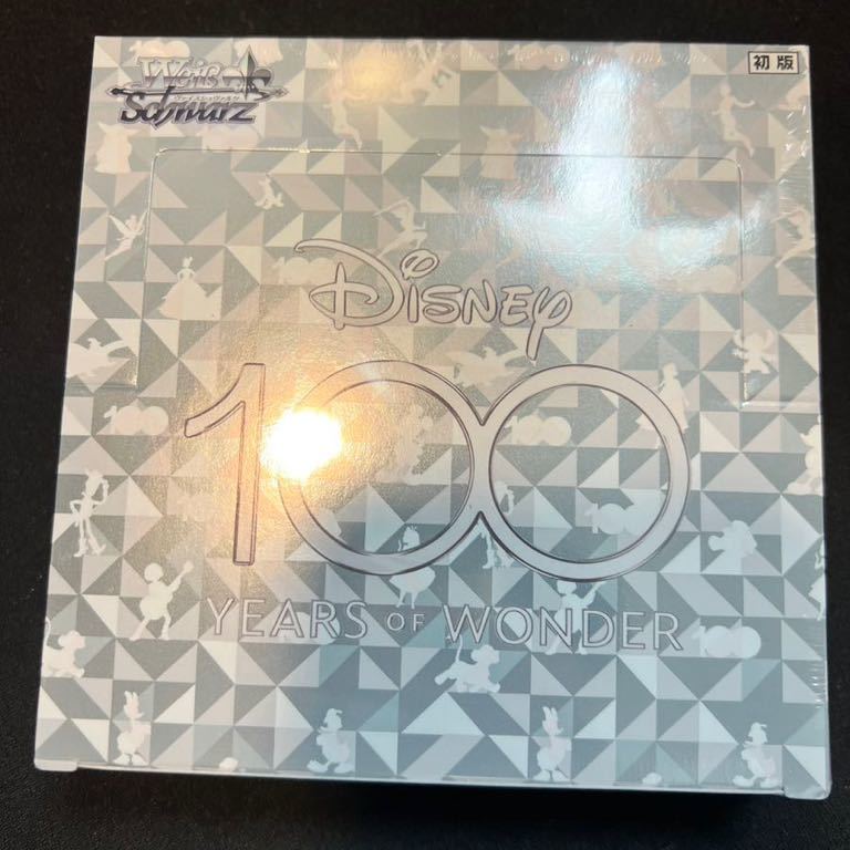 【未開封・シュリンク付】 ヴァイスシュヴァルツ Disney100初版4box 未開封・シュリンク付】 ヴァイスシュヴァルツ Disney100初版4box 未