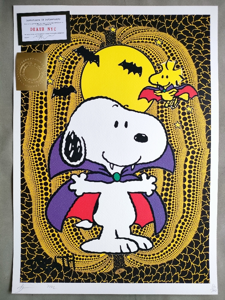 death nyc 世界限定100枚 スヌーピー ウッドストック Yahoo