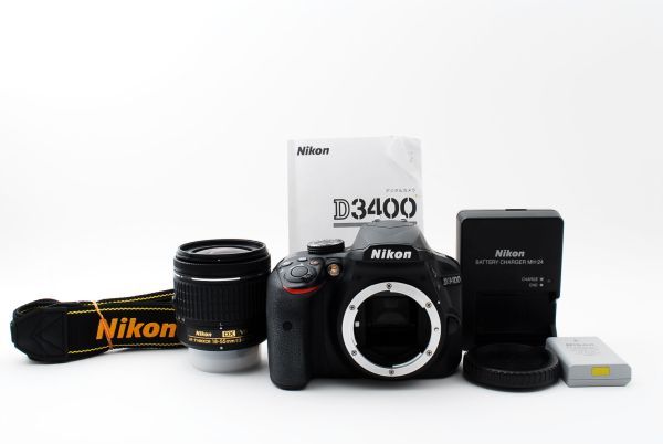 12513☆美品☆ Nikon ニコン D3400 AF-P 18-55mm VR D3400 Nikon Camera