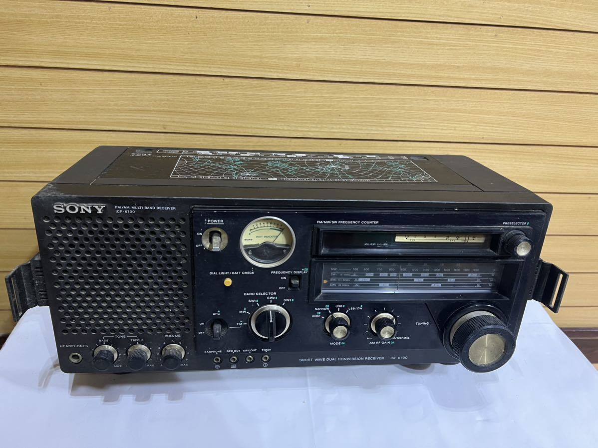 SONY ICF-6700 FM/AM マルチバンドレシーバー 本体ジャンク SONY ICF-6700 FM⁄AM マルチバンドレシーバー 本体ジャンク SONY