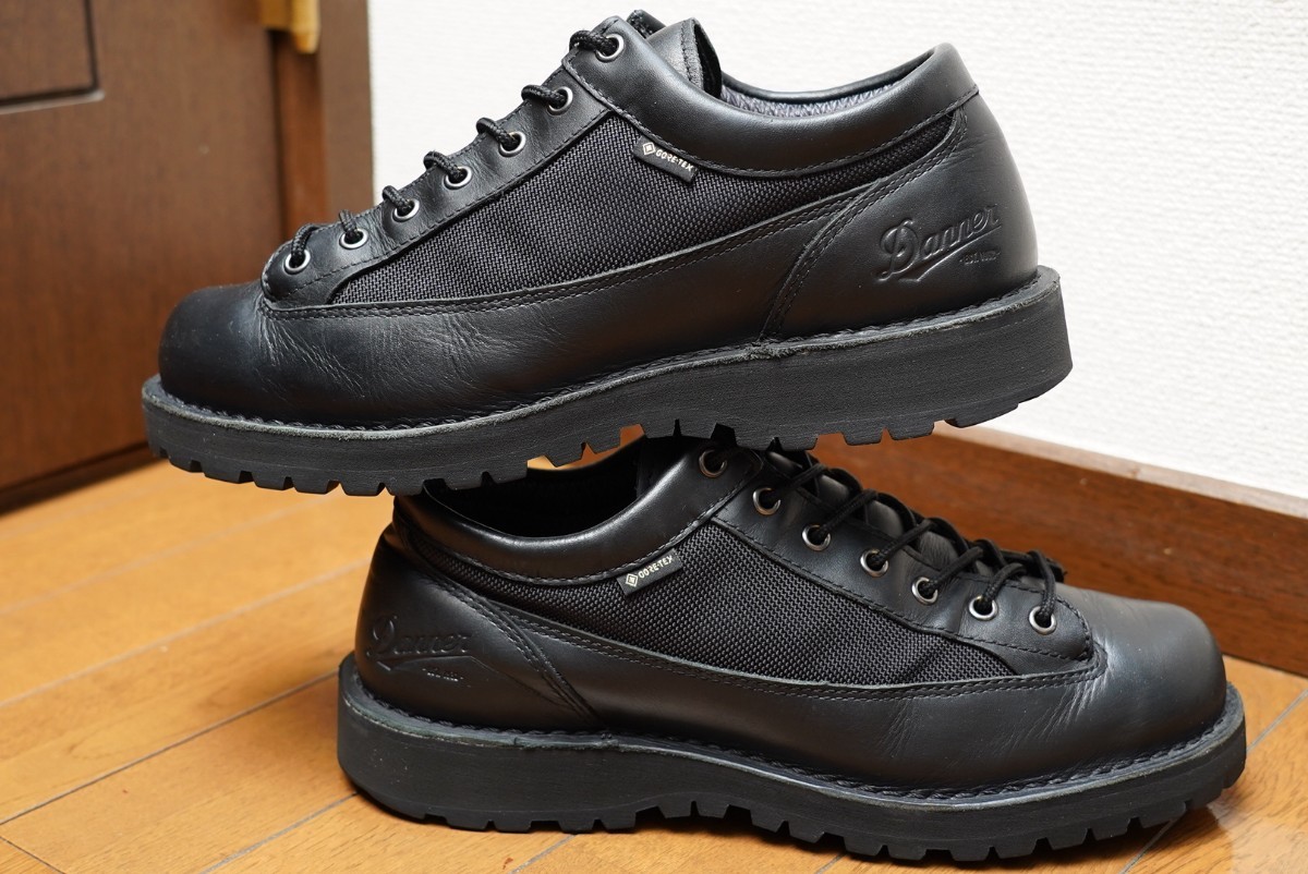 DANNER ダナーフィールド ロー ブラック 黒 us9 27cm ゴアテックス