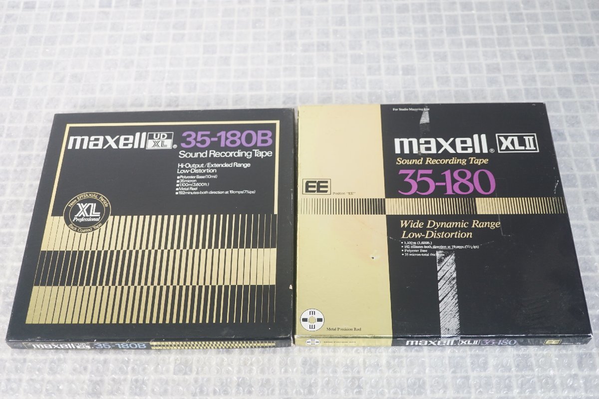 QS][S371280] 2点セット maxell マクセル XLⅡ 35-180 UDXL 35-180B 10号