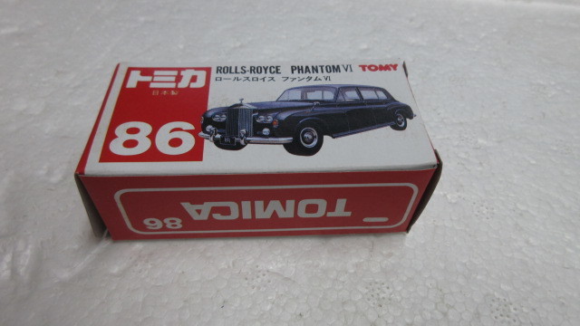 TOMY トミー トミカ トミカ 86 ロールスロイス ファンタⅥ 1/78 トミカ