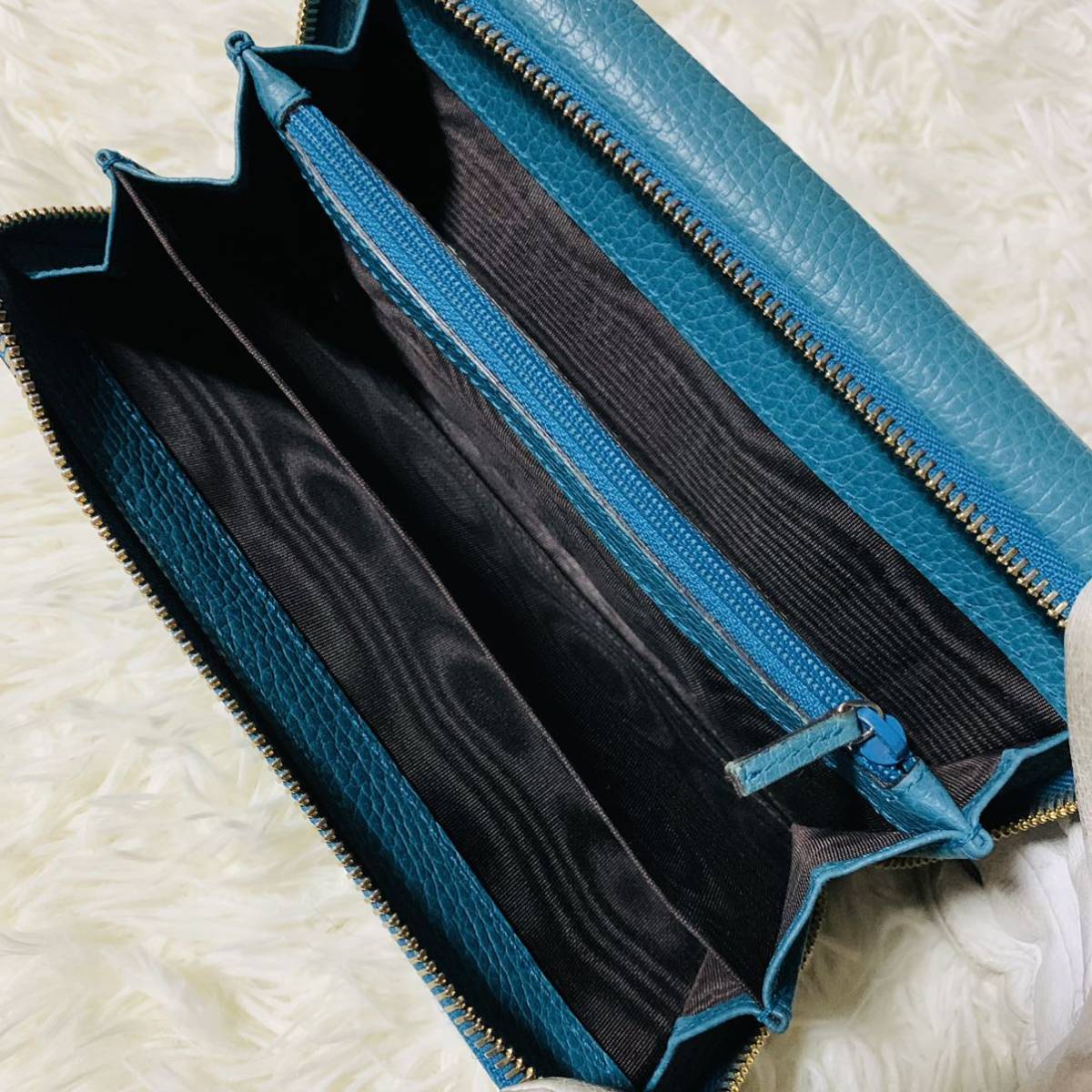 ✨極美品✨ グッチ インターロッキング ラウンドファスナー 長財布